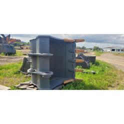 Ковш ProfI скальный, V=2,20м3,  ширина 1700мм, зубья JSY (5шт. J45), на пальцах (EC380D), PI380RD220DFITJSY