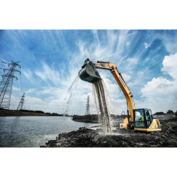 Экскаватор LiuGong CLG920E с харвестерной головой