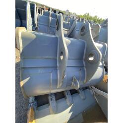 Ковш ProfI усиленный, V=1,40м3,  ширина 1500мм, зубья VTS (5шт-40ARXE), на пальцах (EC240B/EC250D), PI250H140DFITVTS