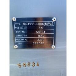 Ковш ProfI скальный, V=1,90м3,  ширина 1500мм, зубья VTS (5шт. 55ARXE), на пальцах (EC350D/EC380D), PI380RD190DFITVTS